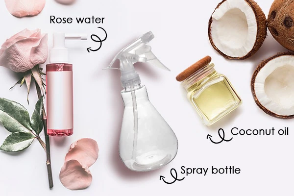 Rose Water Coconut Oil