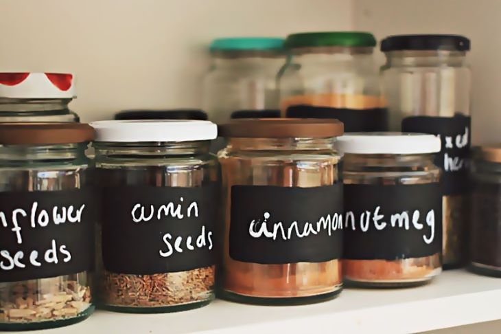 Spices Labelled