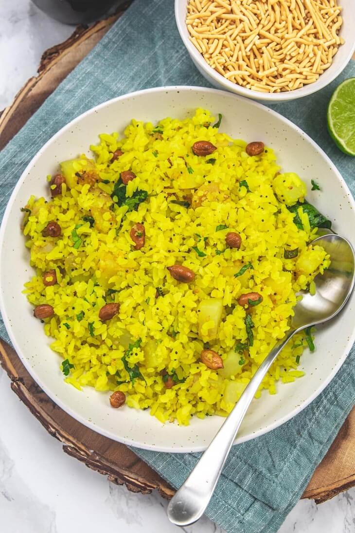 Poha, Indian Dish - Flattened Rice