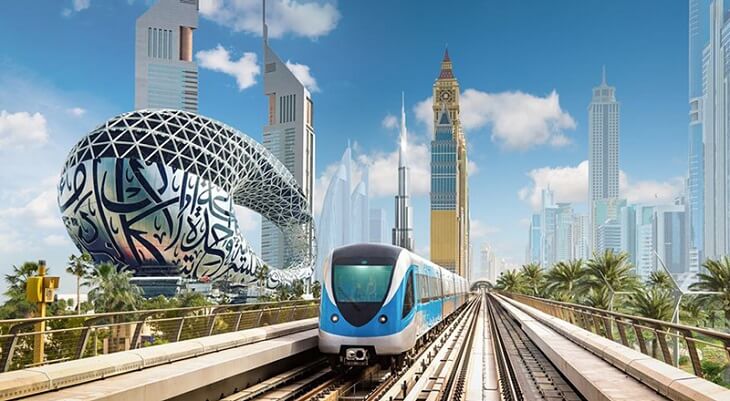 Dubai Metro Train - Transport