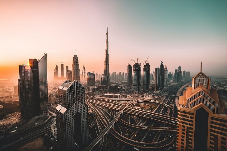 Dubai Skyscrapers View