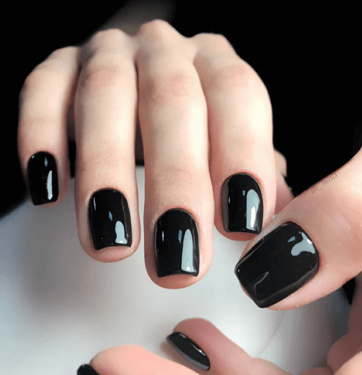 Black Nail Paint