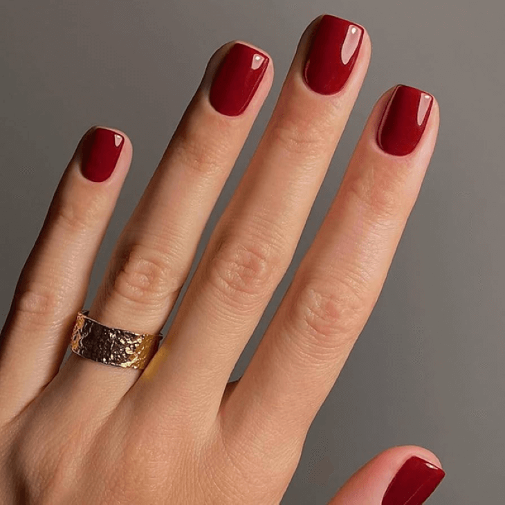 Deep Burgundy Nail Paint