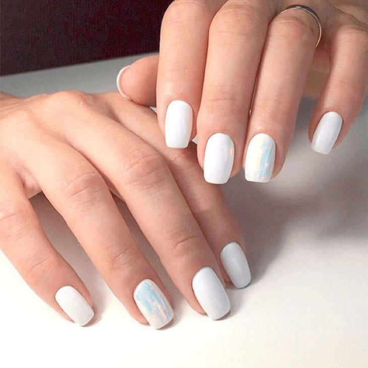 White Nail Paint